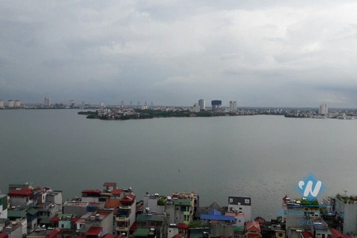 Superior lake view 2 bedrooms apartment for rent in Golden Westlake , Ba Dinh district